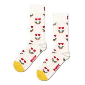 Weiße Socken: Happy Rainbow | Happy Socks