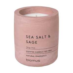 blomus Fraga Duftkerze 24 Stunden Sea salt & Sage-Withered Rose