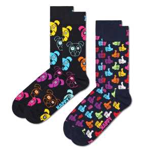 2er Pack Classic Dog Crew Socken