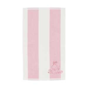 Arabia Mumin Handtuch 30x50cm Muschel rosa-weiß