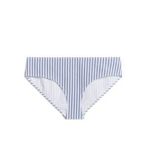 Arket Bikinihose aus Seersucker Blau/Weiß, Bikini-Unterteil in Größe 32. Farbe: Blue/white
