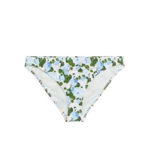 Arket Bikinihose mit niedrigem Bund Weiß/Blau/Grün, Bikini-Unterteil in Größe 40. Farbe: White/blue/green