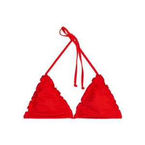 Arket Bikinioberteil mit Babylock-Nähten Rot, Bikini-Oberteil in Größe 34. Farbe: Red