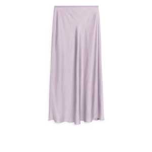 Arket Maxirock aus Satin Lila, Röcke in Größe 38. Farbe: Lilac