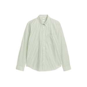 Arket Oxford-Hemd grün/gestreift, Freizeithemden in Größe 46. Farbe: Green/striped