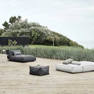 Blomus - Stay Outdoor-Kissen, 70 x 30 cm, stone