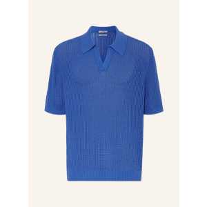 Cos Strick-Poloshirt blau