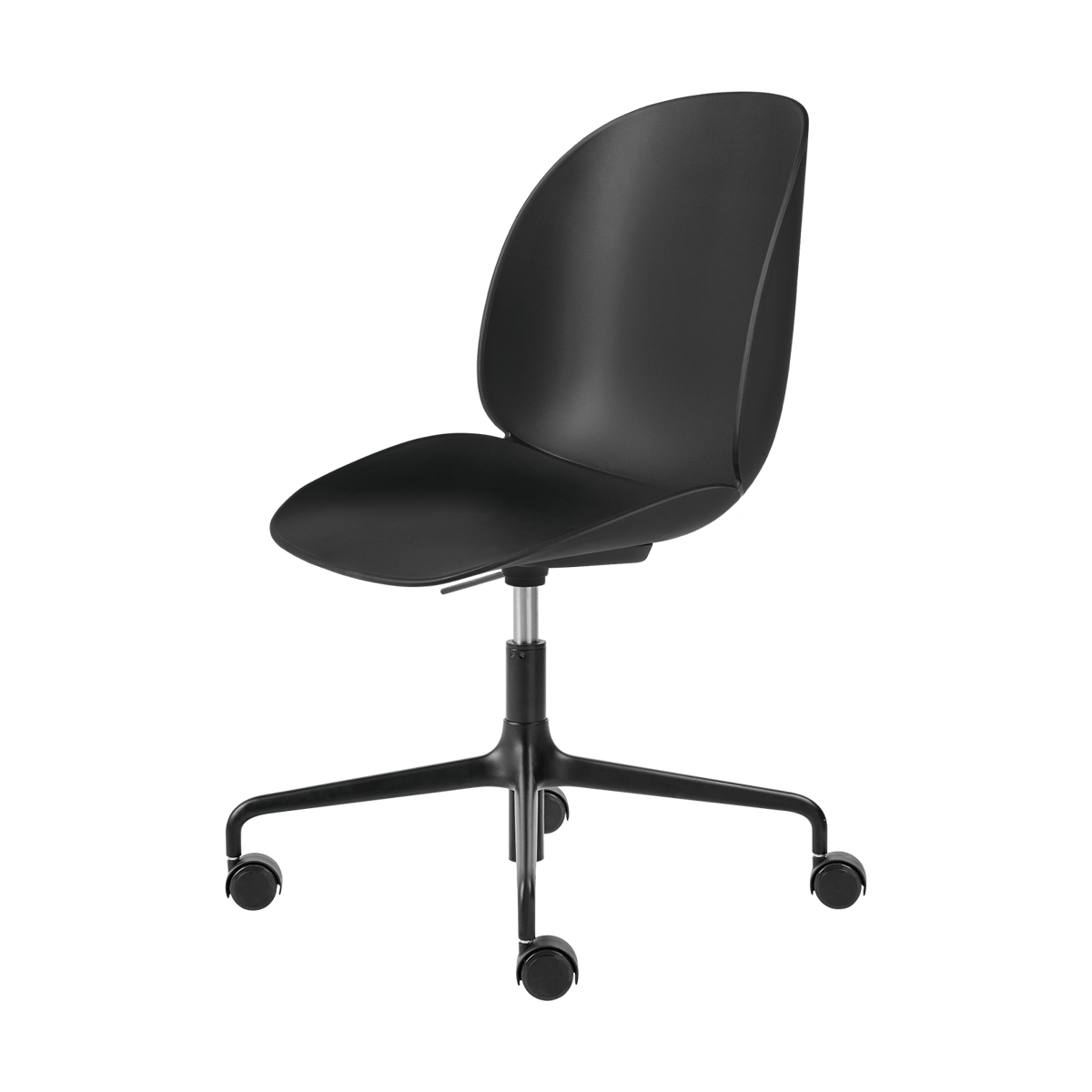 GUBI Beetle Meeting Chair Bürostuhl Black-black