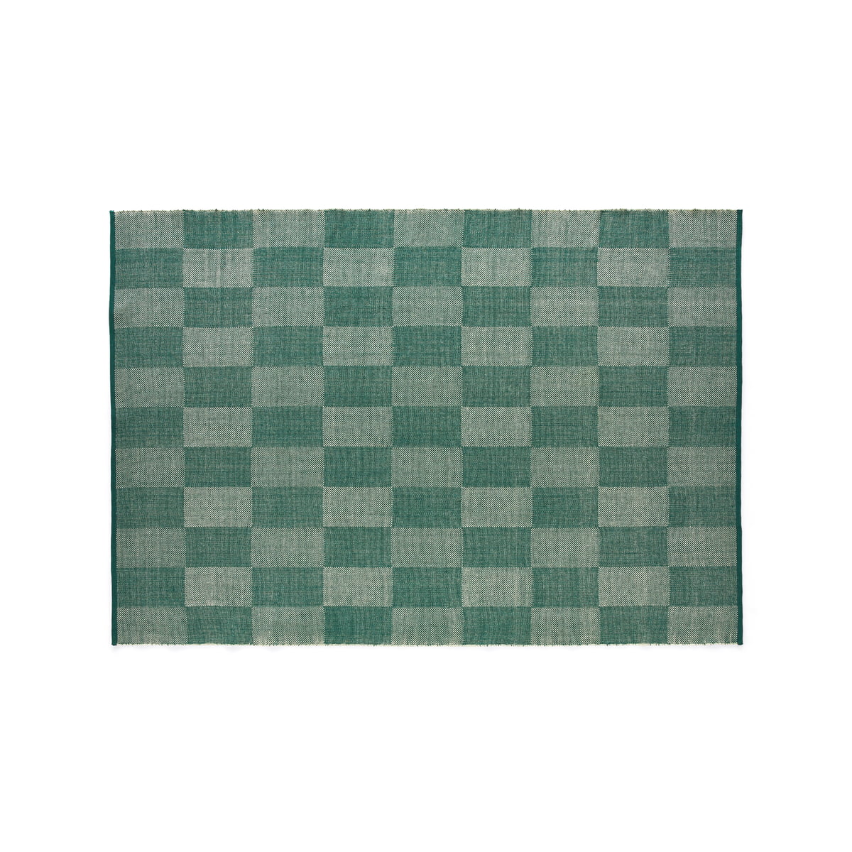 HAY - Check Teppich, 170 x 240 cm, grün S check