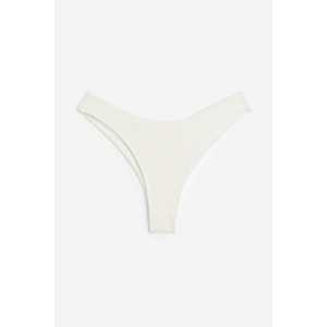 H&M Bikinihose Brazilian Weiß, Bikini-Unterteil in Größe 38. Farbe: White