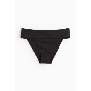 H&M Cheeky Tanga Bikinihose Schwarz, Bikini-Unterteil in Größe 34. Farbe: Black