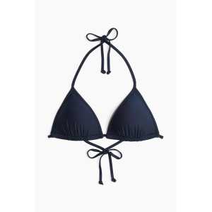 H&M Push-up Triangel-Bikinitop Marineblau, Bikini-Oberteil in Größe 44. Farbe: Navy blue