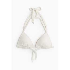 H&M Push-up Triangel-Bikinitop Weiß, Bikini-Oberteil in Größe 40. Farbe: White