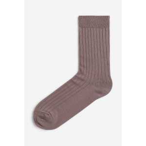 H&M Socken Dunkelbeige in Größe 37/39. Farbe: Dark beige