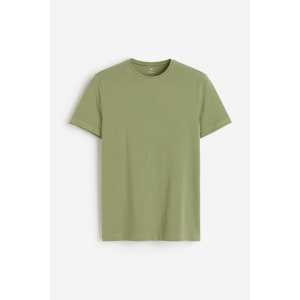 H&M T-Shirt in Slim Fit Grün Größe M. Farbe: Green