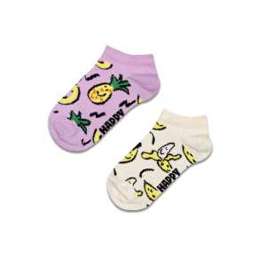 Hellviolett 2er-Pack Früchte Low Socken