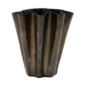 House Doctor Flood Vase 13 cm Antik Braun