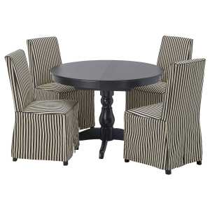 INGATORP / BERGMUND Tisch und 4 Stühle