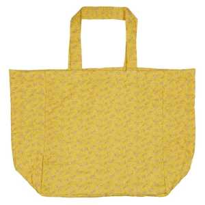 Ib Laursen Shopper Ib Laursen - Tasche Strandtasche Einkaufstasche Wattiert Gelb Blumen