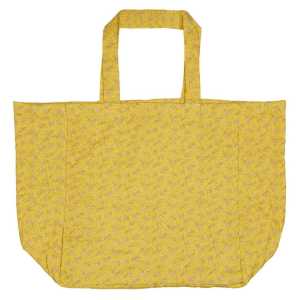 Ib Laursen Shopper Ib Laursen - Tasche Strandtasche Einkaufstasche Wattiert Gelb Blumen