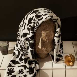Iittala - Oiva Toikka Badetuch 70 x 140 cm, Cheetah schwarz / weiß