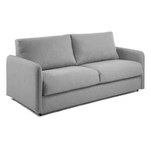 Kave Home - Kymoon 2-Sitzer Bettsofa Visco hellgrau 160 cm