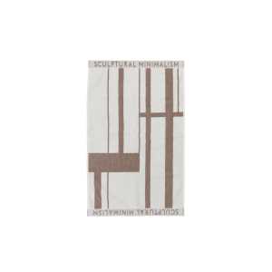 Kristina Dam Studio - Minimal Handtuch, 50 x 80 cm, beige / off-white