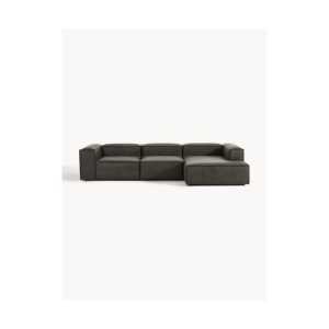 Modulares Ecksofa Lennon aus recyceltem Leder