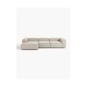 Modulares Ecksofa Lennon in Leinen-Optik