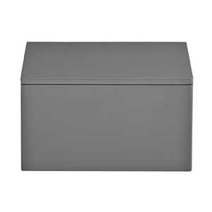 Mojoo Lux lackierte Aufbewahrungsbox 19x19x10,5 cm Antracit