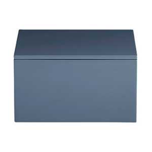 Mojoo Lux lackierte Aufbewahrungsbox 19x19x10,5 cm Blue indigo