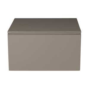 Mojoo Lux lackierte Aufbewahrungsbox 19x19x10,5 cm Dark grey