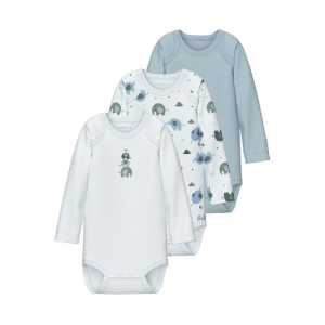 Name It Schlafoverall NBMBODY 3P LS BABY ELEPHANT NOOS (Packung, 3-tlg)