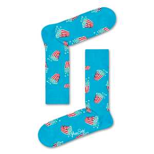 Popcorn Socken, Blau | Happy Socks