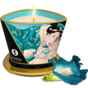 SHUNGA Duftkerze Massage Candle Island Blossoms 170ml