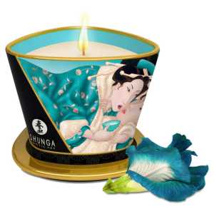 SHUNGA Duftkerze Massage Candle Island Blossoms 170ml