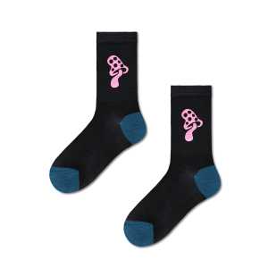 Schwarze Caroline Crew Socken