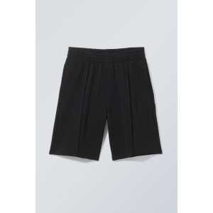 Weekday Leichte Frotteeshorts Ken Schwarz in Größe XL. Farbe: Black