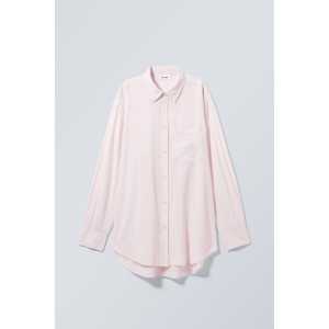 Weekday Oversized-Hemd Jody Altrosa, Freizeithemden in Größe XS. Farbe: Dusty pink