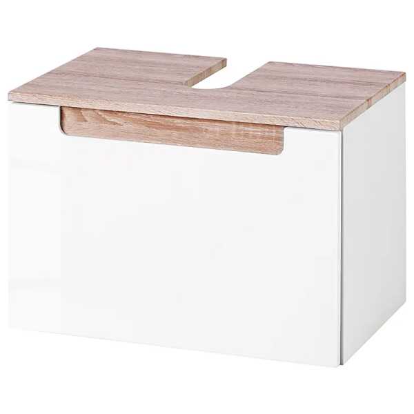 Waschbeckenunterschrank Laris 60 x 40 x 35cm Weiß