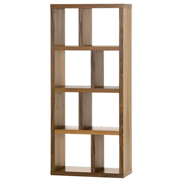 Regal Berlin MDF Mitteldichte Holzfaserplatte , furniert Braun/Walnuss 70 x 159cm