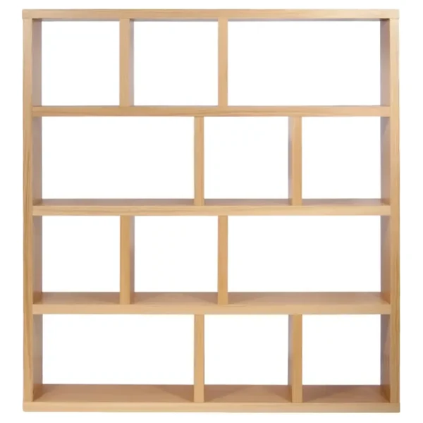 Regal Wabenplatte, furniert Beige/Eiche 150 x 159cm