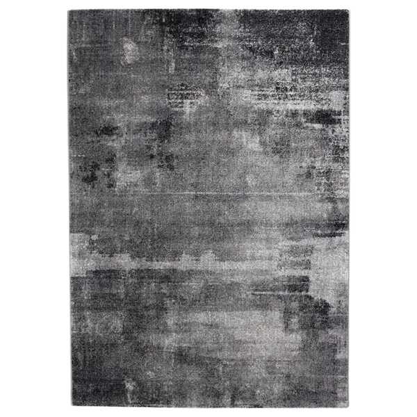 Kurzflorteppich Luna Grau 120 x 170cm Webstoff