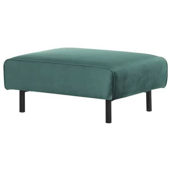 Polsterhocker Tapio I 98 x 44 x 75cm Grün/Dunkelblau Samt Ravi: Petrol
