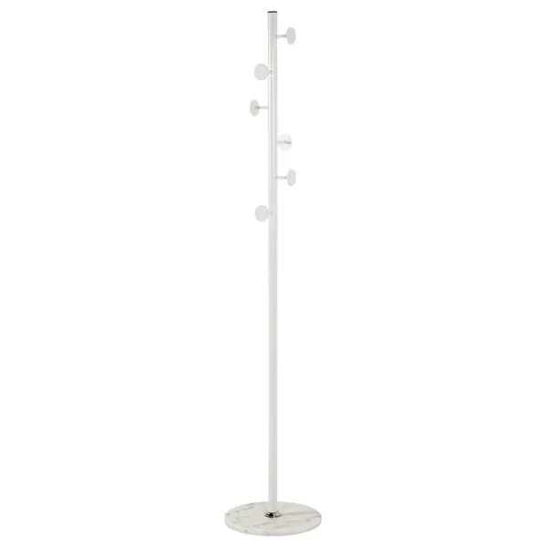 Garderobenständer Niles Ø 35cm Weiß