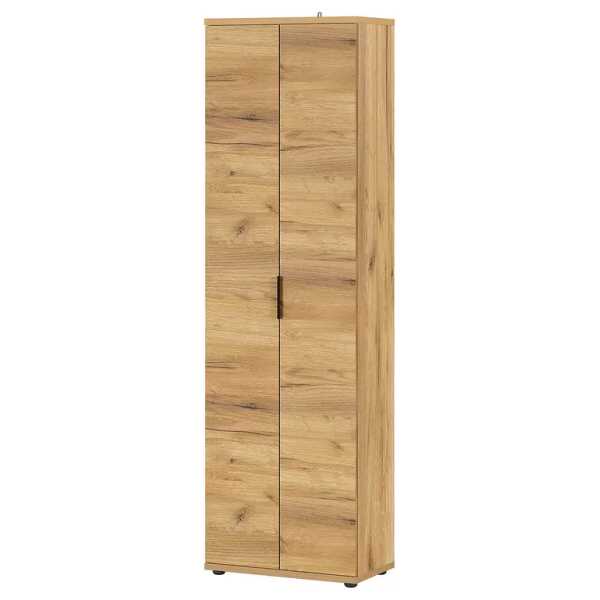 Garderobenschrank 59 x 199 x 34cm Braun