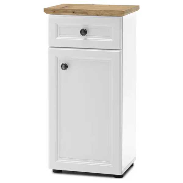 Unterschrank 41 x 83 x 32cm Weiß/Weiß