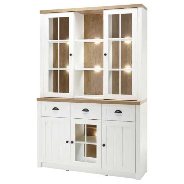Buffet I 130 x 198 x 43cm Weiß