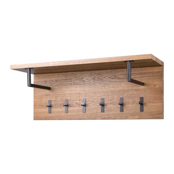 Wandgarderobe Mechell 80 x 26 x 30cm Braun