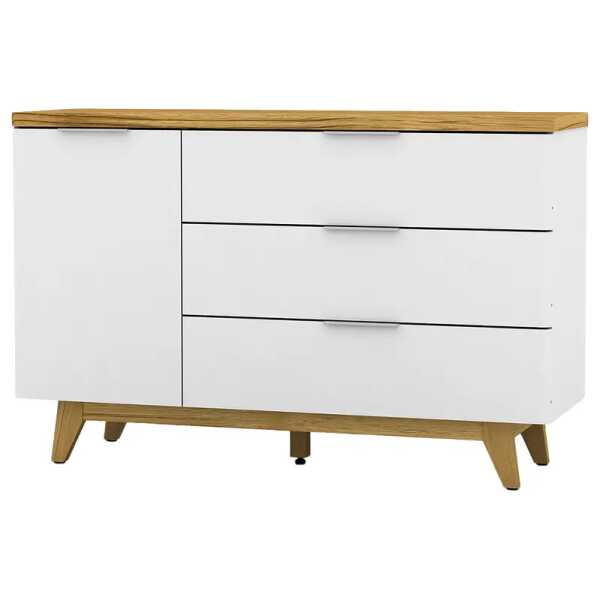 Sideboard 120 x 77 x 39cm Weiß